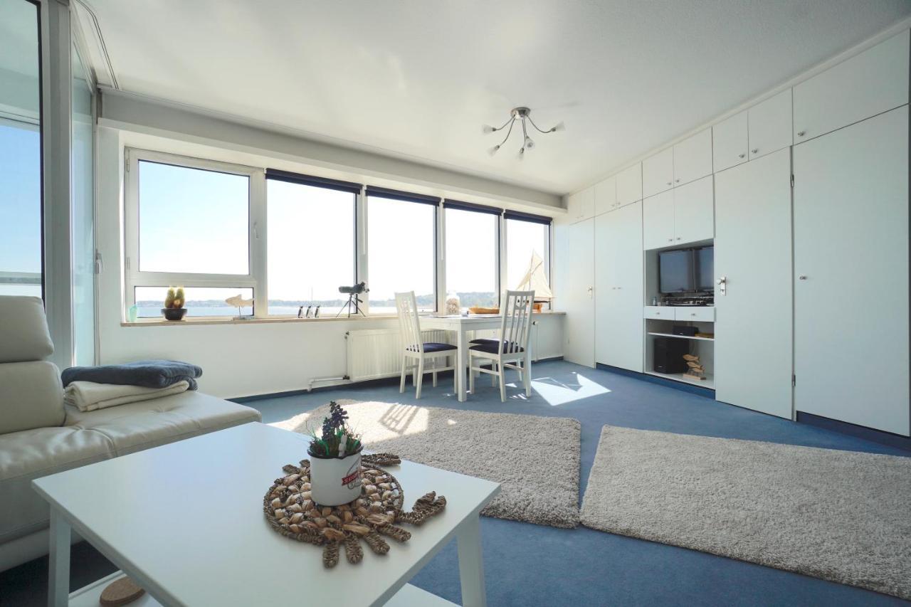 שלזוויג Ferienwohnung Schleiloge Mit Panoramablick Auf Die Schlei מראה חיצוני תמונה