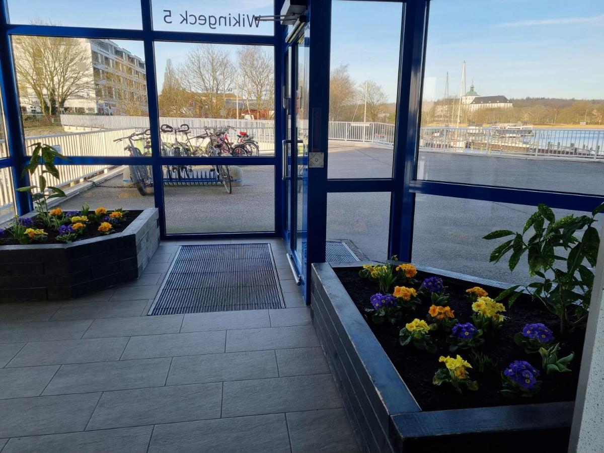 שלזוויג Ferienwohnung Schleiloge Mit Panoramablick Auf Die Schlei מראה חיצוני תמונה